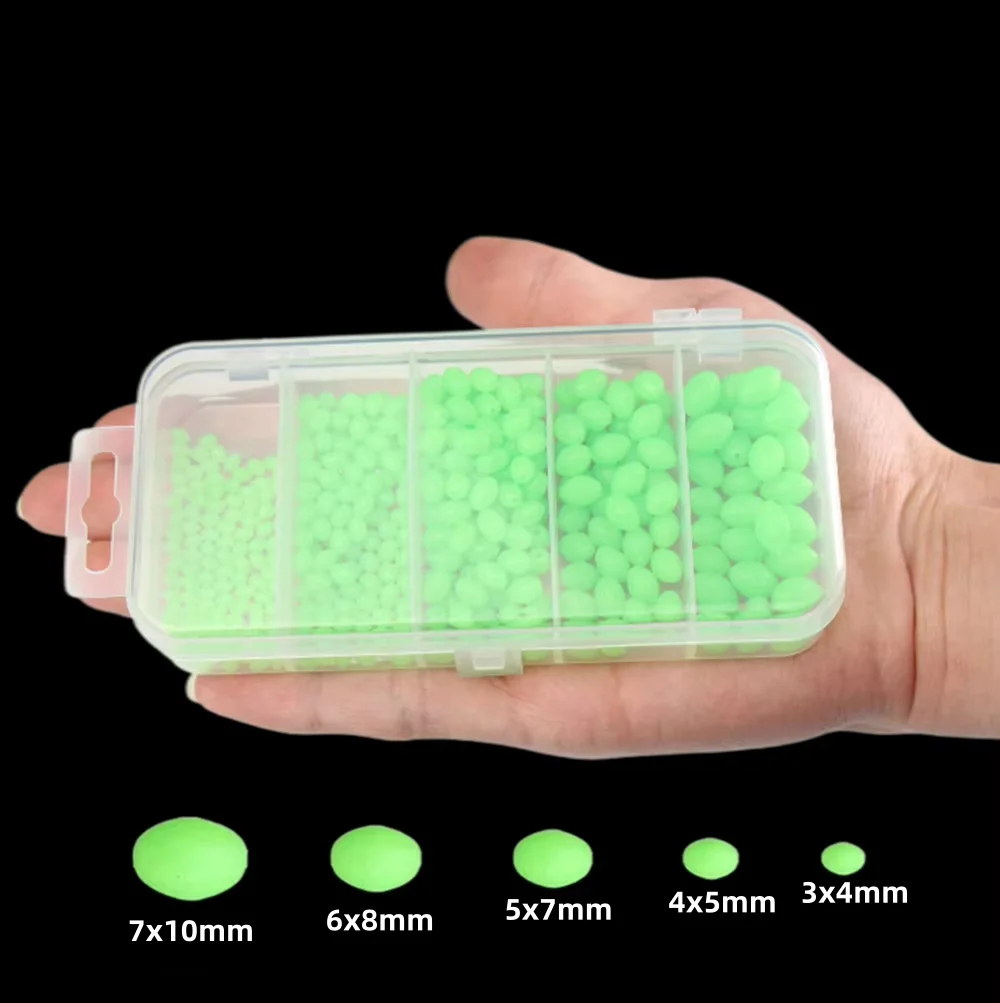 Night Float Fishing - 375Pcs/Set Night Luminous Fishing Hard Beads