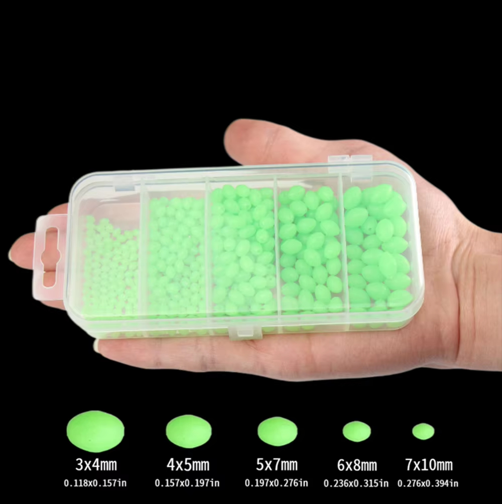 Night Float Fishing - 375Pcs/Set Night Luminous Fishing Hard Beads