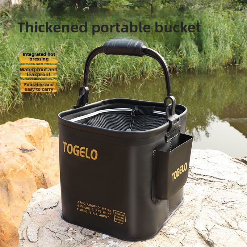 Fish bucket New folding fishin - огляд і ціна Fishing Equipment Us