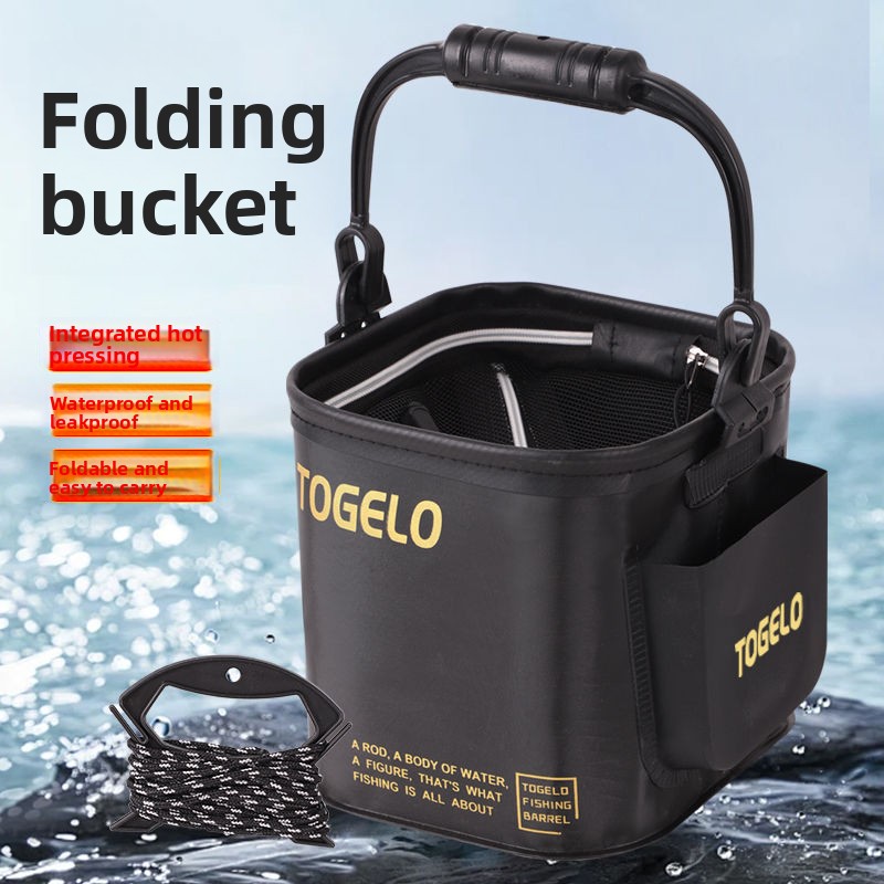 Fish bucket New folding fishin - огляд і ціна Fishing Equipment Us