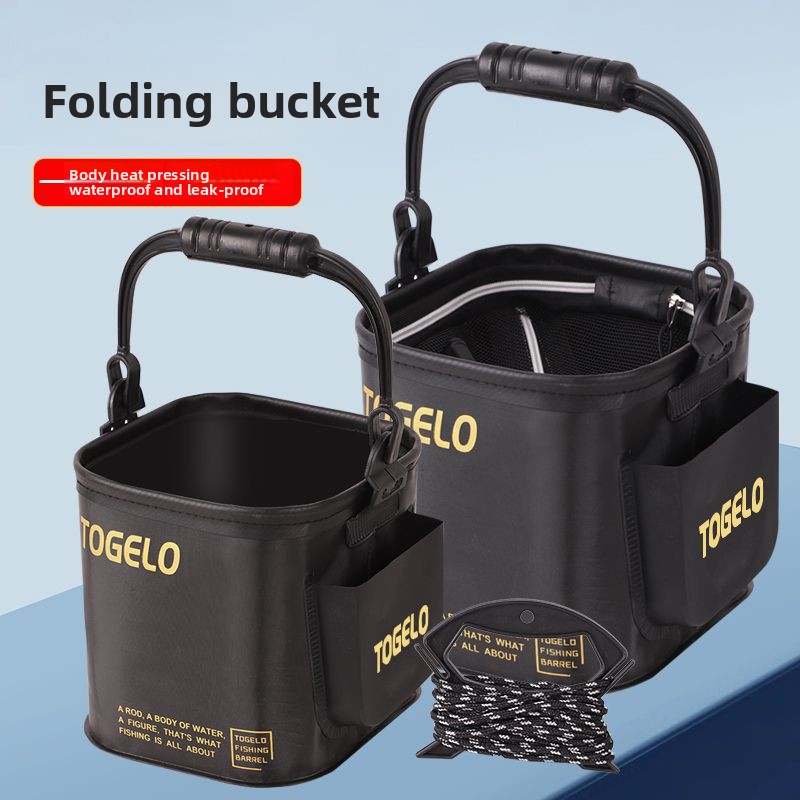 Fish bucket New folding fishin - огляд і ціна Fishing Equipment Us