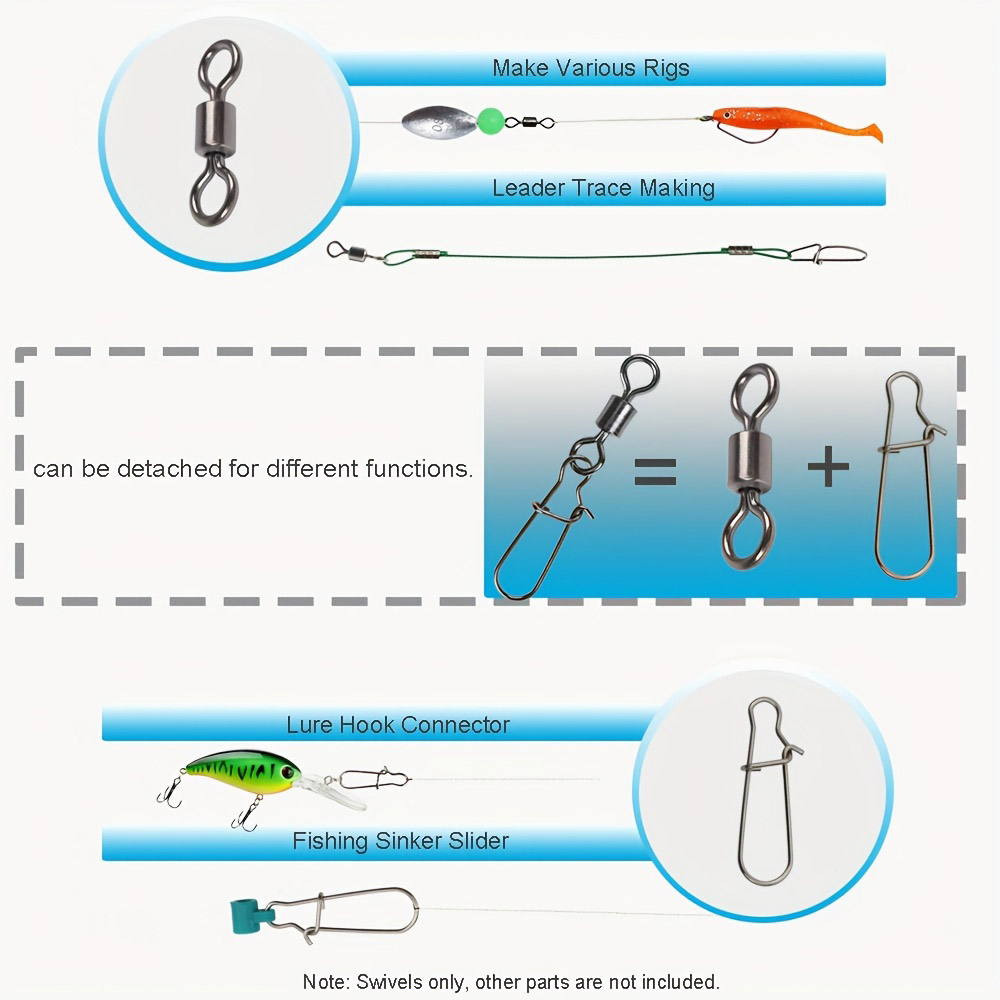 95/210 PCS Set Fishing Connect - огляд і ціна Fishing Equipment Hook