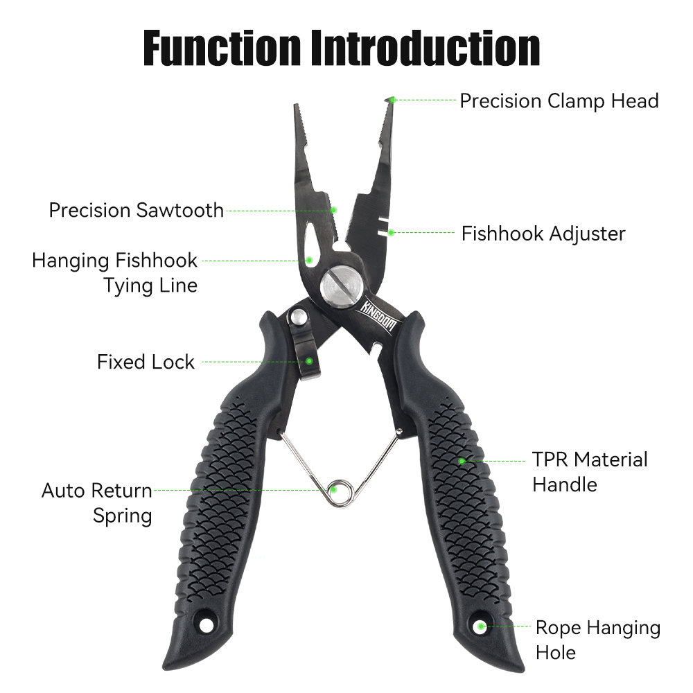 Kingdom Fishing Pliers Multifu - огляд і ціна Fishing Equipment Hook