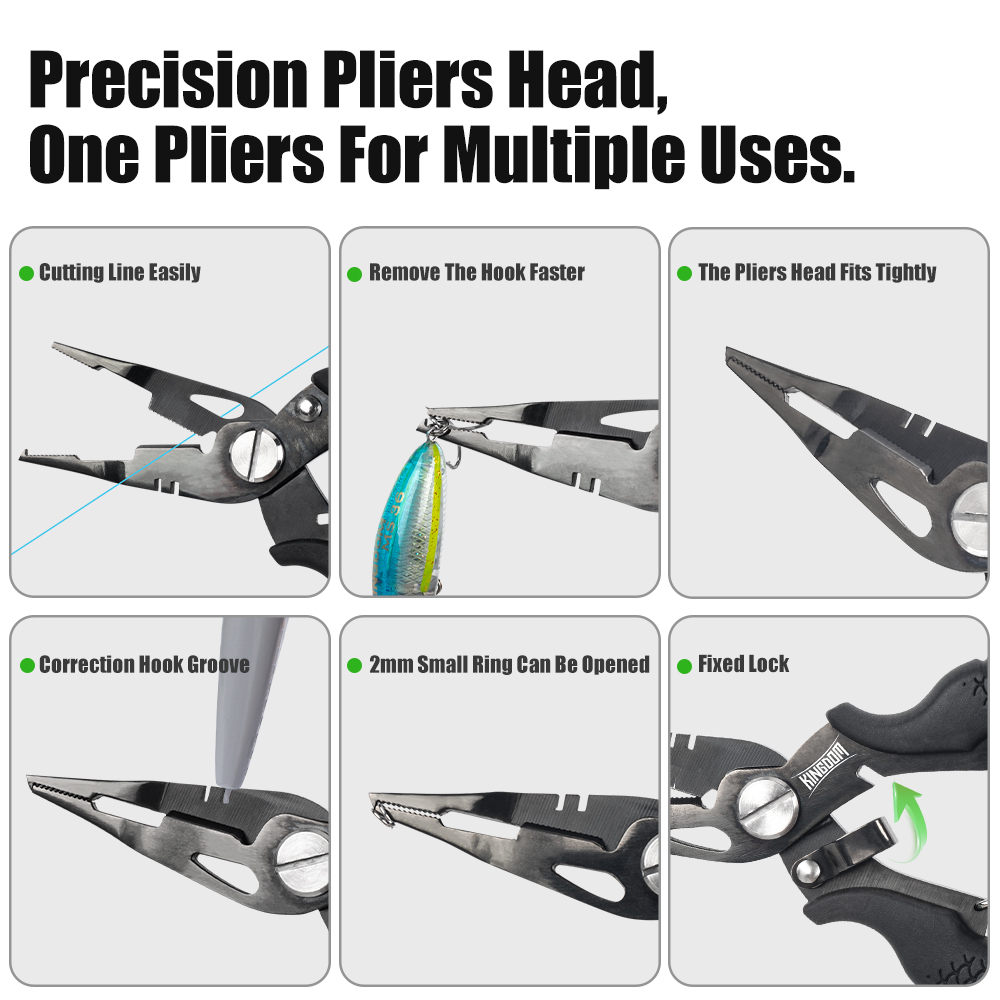 Kingdom Fishing Pliers Multifu - огляд і ціна Fishing Equipment Hook