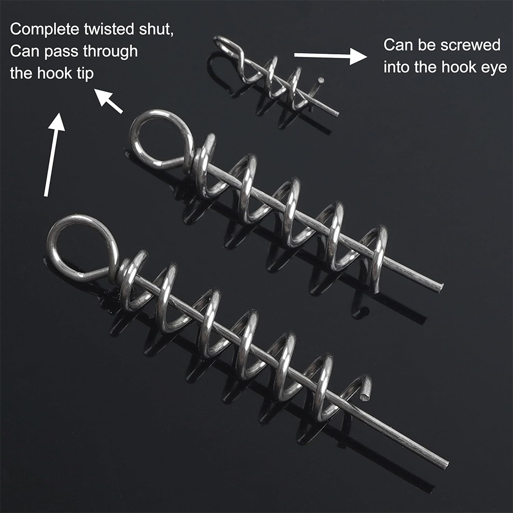 50Pcs Spring Twist Lock Fishin - огляд і ціна Fishing Equipment Hook