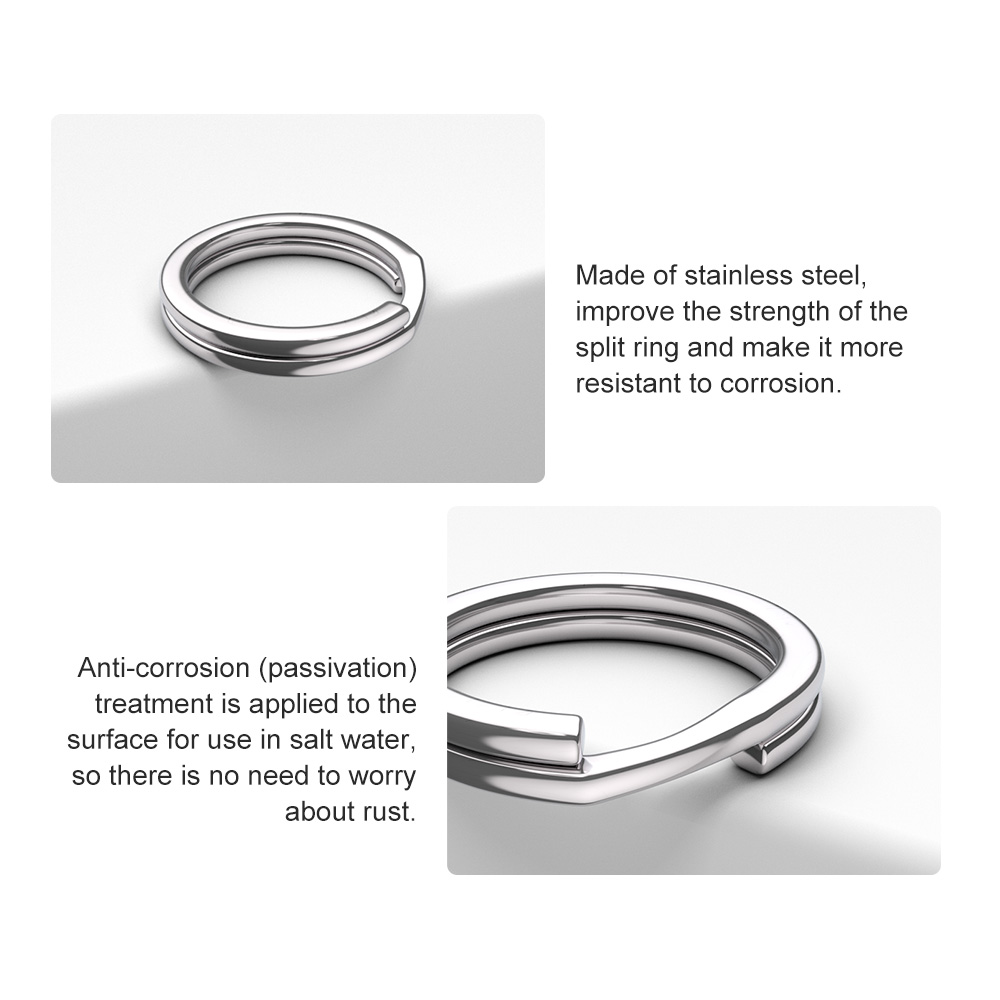 Noeby Stainless Steel Split Ri - огляд і ціна Fishing Equipment Hook