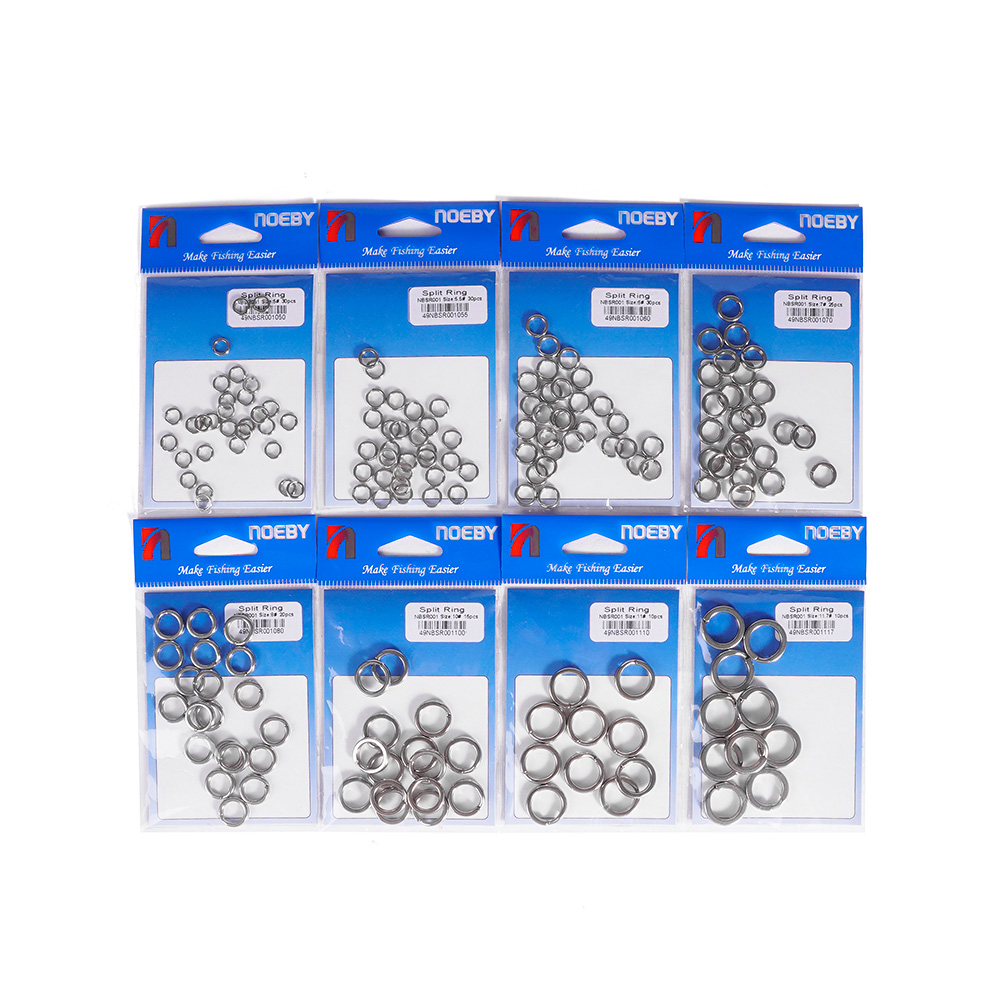 Noeby Stainless Steel Split Ri - огляд і ціна Fishing Equipment Hook
