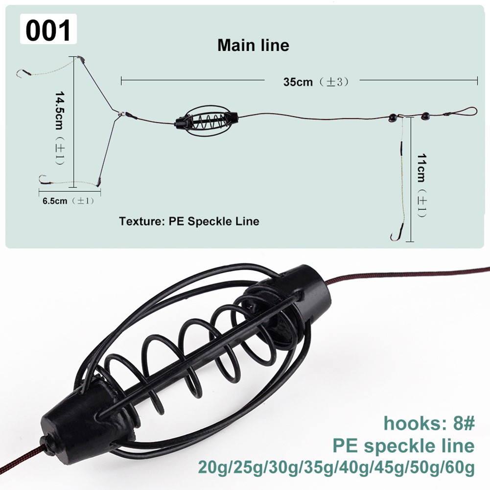 1PCS Carp Fishing Feeder Europ - огляд і ціна Fishing Equipment Hook